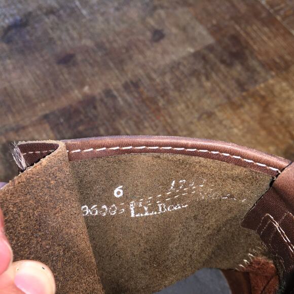 LL Bean 1912 8" Bean Boots Mens 6 Womens 8 Brown Outdoor Campcore Gorpcore - Picture 10 of 11